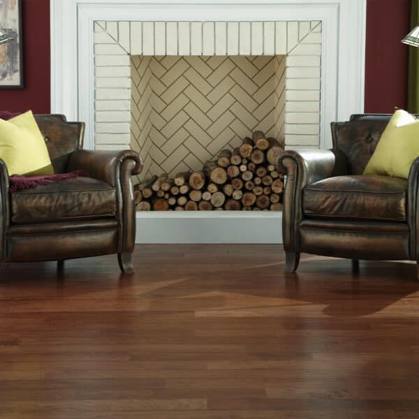 Mullican Hardwood Lincolnshire Hand Sculpted 5" Hickory Champagne 18171 - Image 2