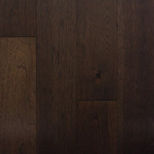 Mullican Hardwood Nature Plain Sawn Engineered 5" Hickory Espresso 21537