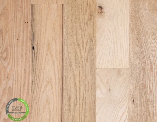 Mullican Hardwood Plain Sawn Unfinished Engineered 3 1/4" Red Oak Character Grade 22458