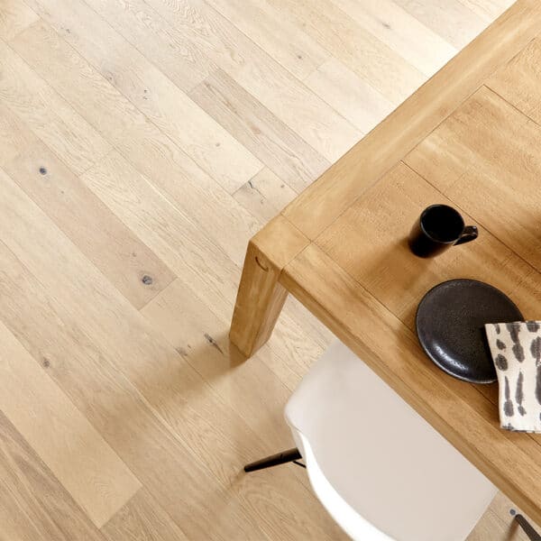 Mullican Hardwood Castillian Cottage 6 1/2" European White Oak Alabaster 25021 - Image 2