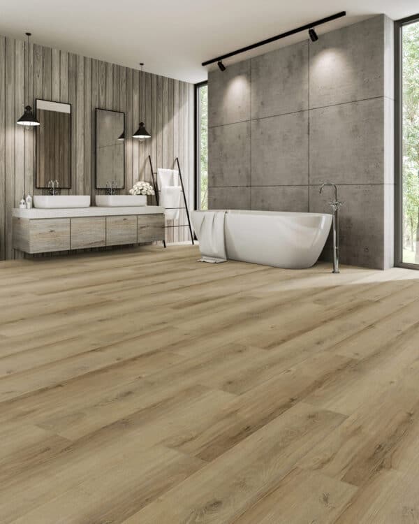 Titan Surfaces Essentials Tropical Walnut 9" TW05-5004 Luxury Vinyl Plank - Image 2