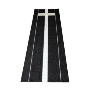 Value Carpets Elite Black Softball Pitching Lane With 5mm Anti-Slip Backing