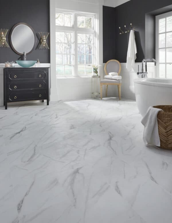 Mannington AduraFlex Legacy White with Gray 12" FXR120 - Image 2