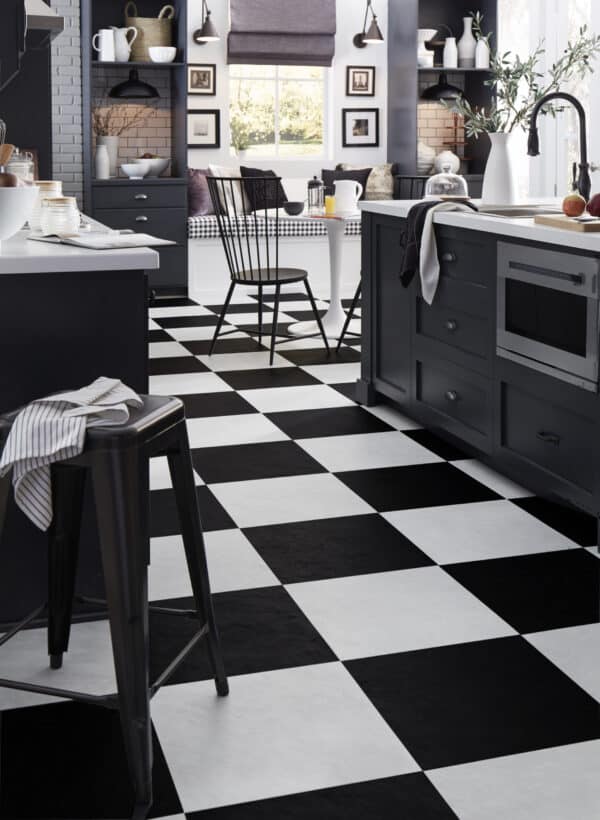 Mannington AduraFlex Villa Coal 18" FXT422 - Image 2
