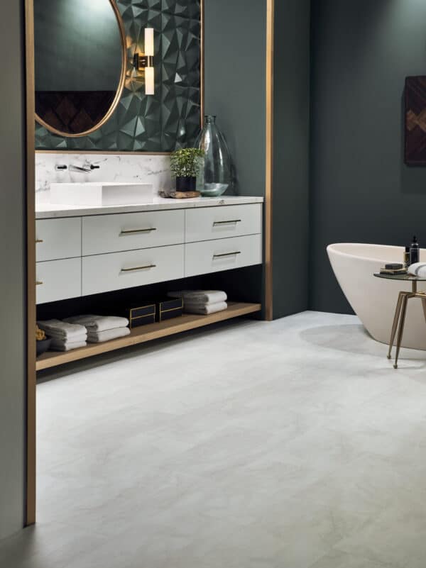 Mannington AduraRigid Legacy White with Gray 12" RGR120 - Image 2