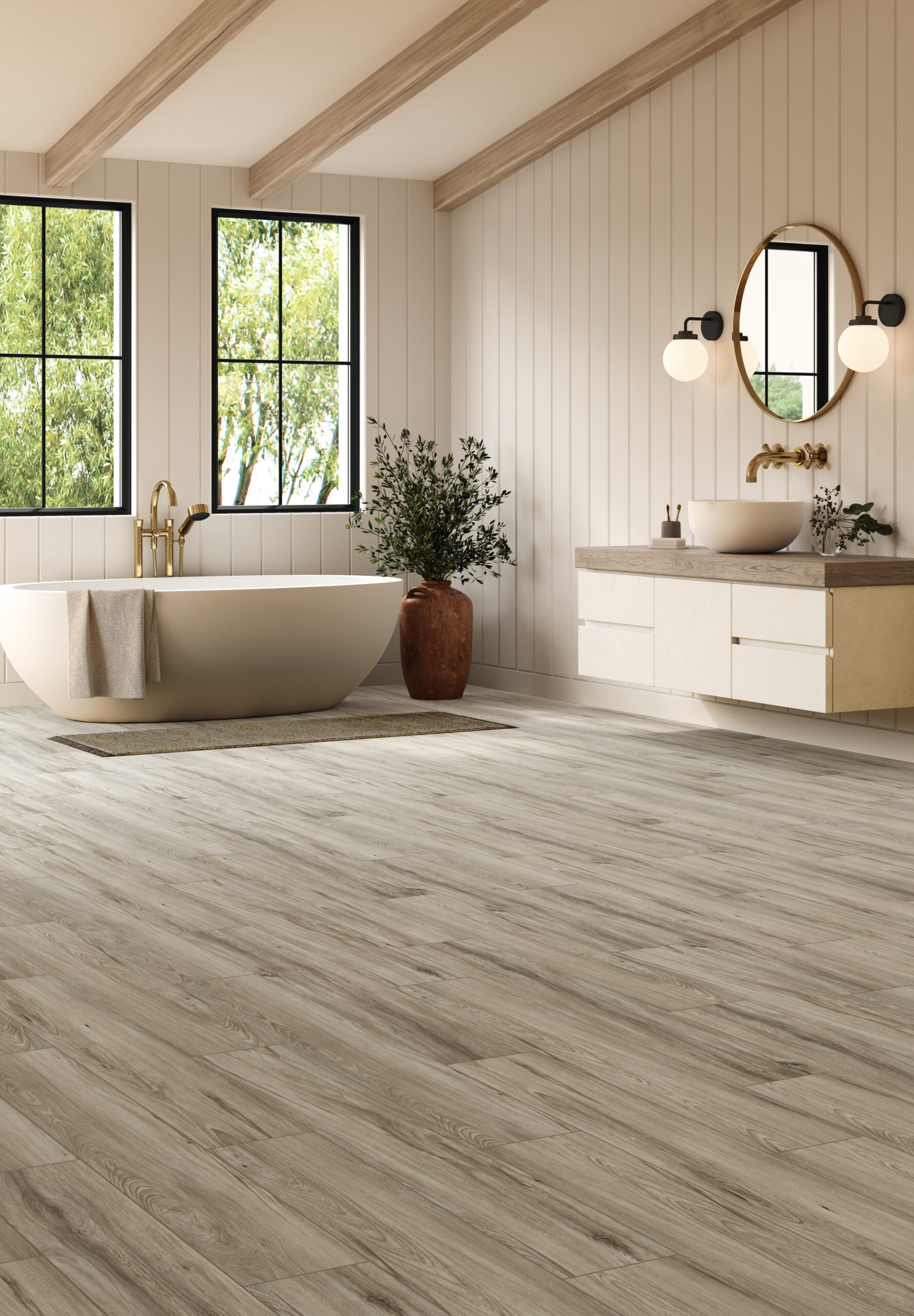 Mannington ADURA Pro Loose Lay Wood Plank Oasis Mist 7.25" APP106 - Image 2