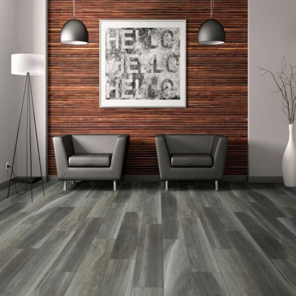 Shaw Floorte Pro Intrepid HD Plus 9" x 59" Charred Oak - Image 2