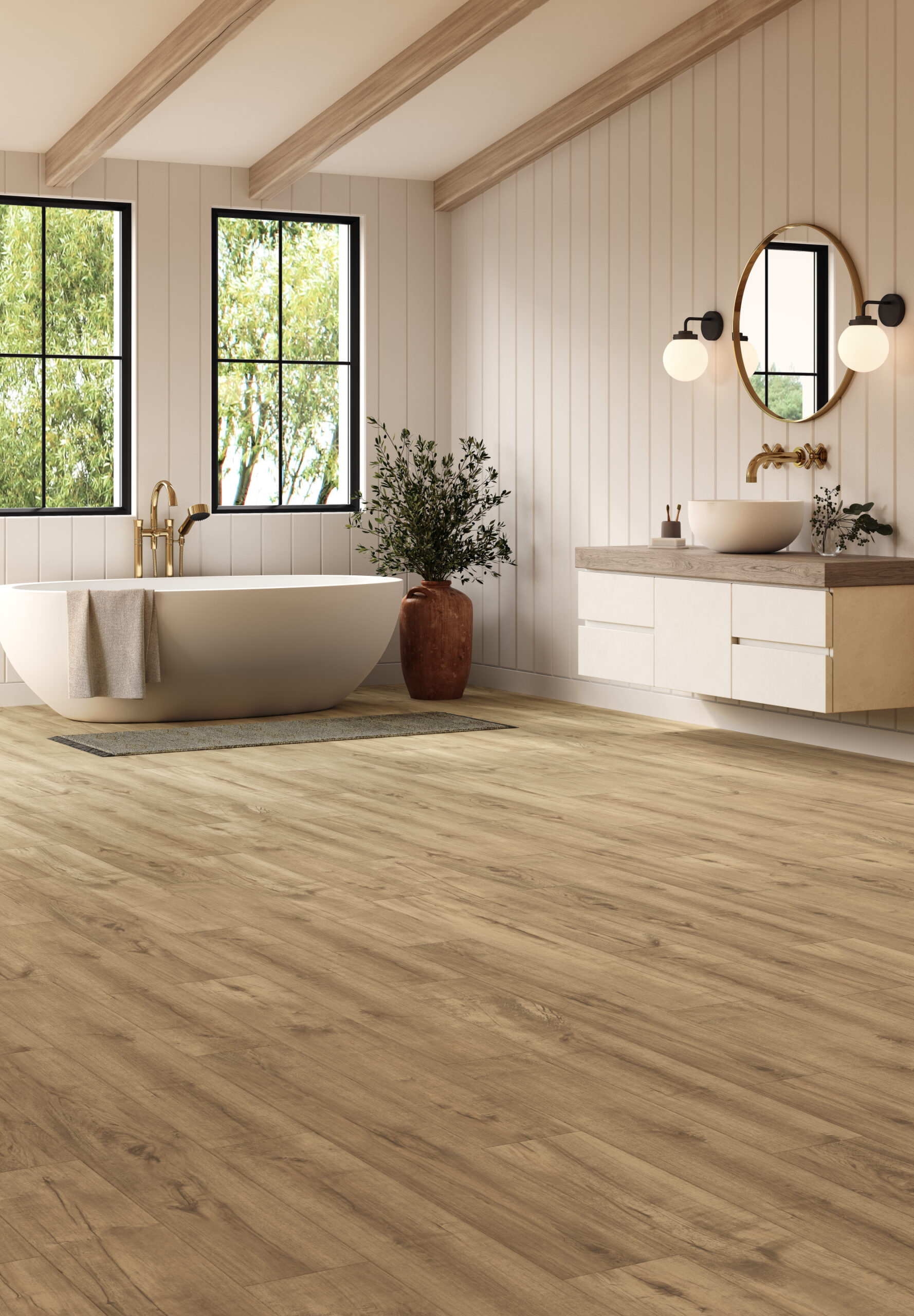 Mannington ADURA Pro Loose Lay Wood Plank Mountain Maple Trail 7.25" APP109 - Image 2